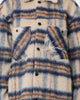 Karl Kani Chest Signature Check Wool Blend Jacket Sand