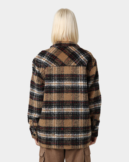 Karl Kani Chest Signature Wool Blend Jacket Sand