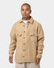 Karl Kani Chest Signature Wool Blend Shirt Sand