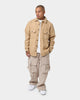Karl Kani Chest Signature Wool Blend Shirt Sand