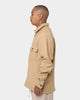 Karl Kani Chest Signature Wool Blend Shirt Sand