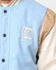 Karl Kani OG Colour Block College Jacket Light Blue