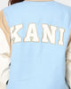 Karl Kani OG Colour Block College Jacket Light Blue