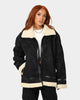 Karl Kani Retro Faux Shearling Jacket Black