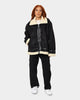 Karl Kani Retro Faux Shearling Jacket Black
