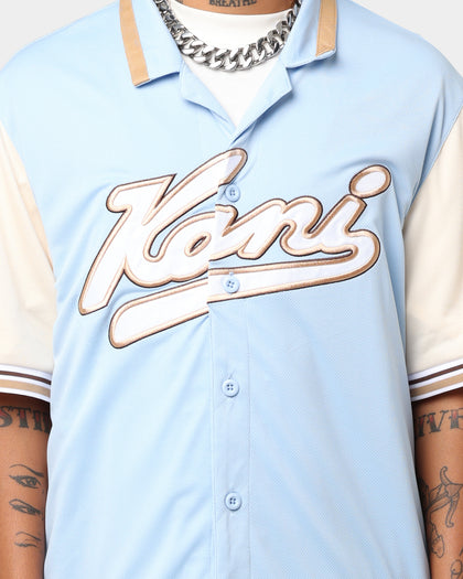 Karl Kani Varsity Baseball Shirt Light Blue