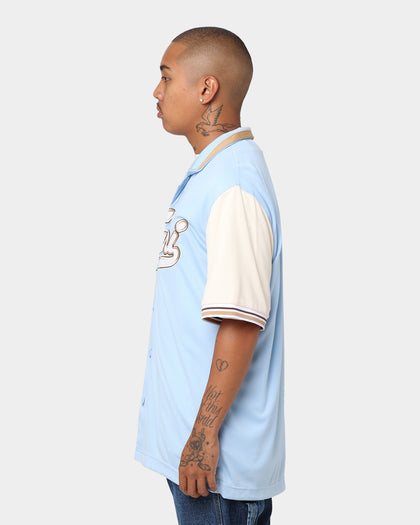 Karl Kani Varsity Baseball Shirt Light Blue