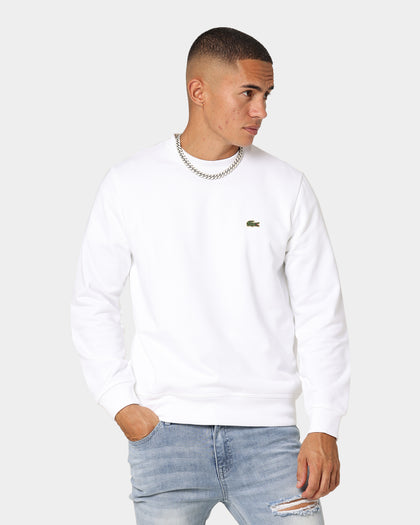 Lacoste Gold Stitch Crewneck White