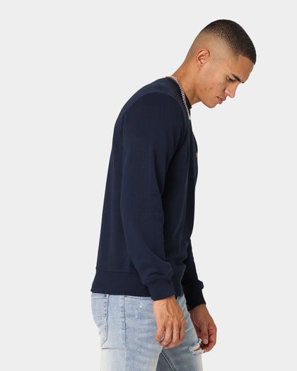 Lacoste Gold Stitch Crewneck Navy