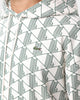 Lacoste L!ve AOP Signature Hoodie Lapland/Cosmic