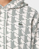 Lacoste L!ve AOP Signature Hoodie Lapland/Cosmic
