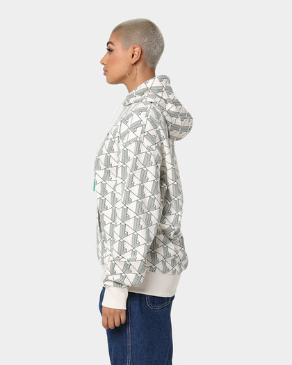 Lacoste L!ve AOP Signature Hoodie Lapland/Cosmic