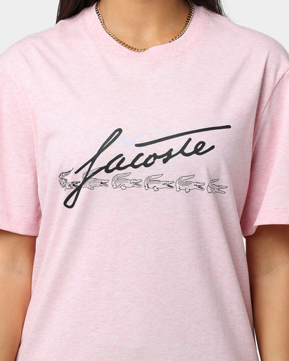 Lacoste Rene Signature T-Shirt Heather Lotus