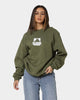 XLARGE 91 Crewneck Fatigue Green/White