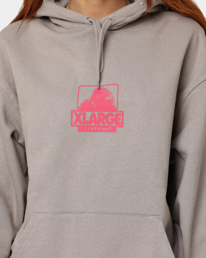 X-Large 91 Hoodie Grey/Red