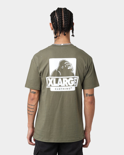 XLARGE 91 Text T-Shirt Military