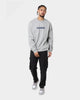 XLARGE Text Logo Crewneck Grey Marle