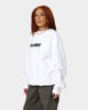 XLARGE Text Logo Crewneck White