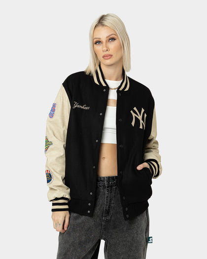 New Era New York Yankees MLB World Series Varsity Jacket Black