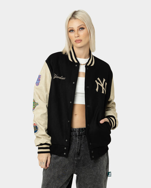 New Era New York Yankees MLB World Series Varsity Jacket Black