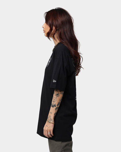 New Era Raiders City Graphic T-Shirt Black