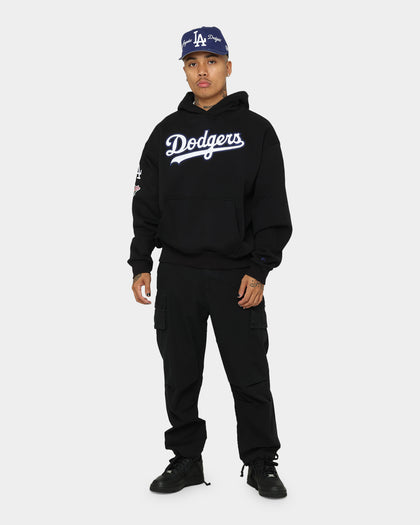 New Era Los Angeles Dodgers Lockstitch Script Hoodie Black