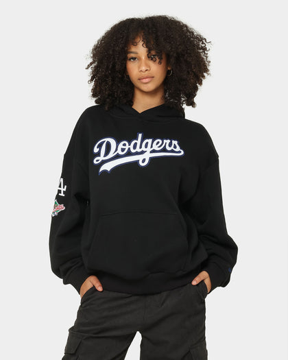 New Era Los Angeles Dodgers Lockstitch Script Hoodie Black