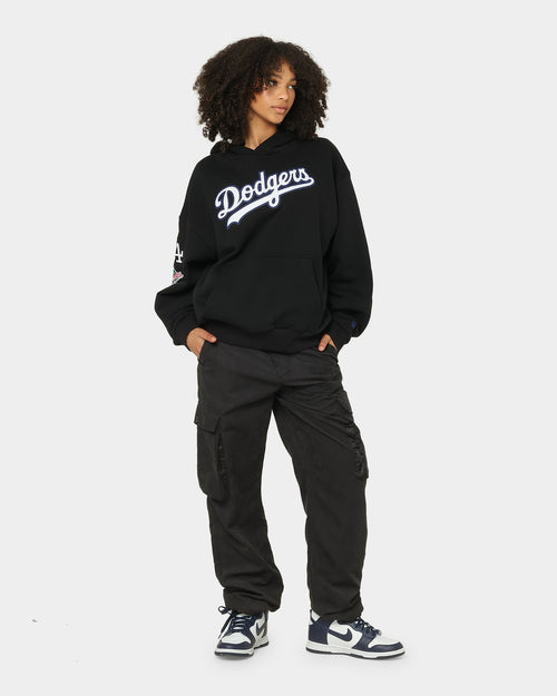 New Era Los Angeles Dodgers Lockstitch Script Hoodie Black