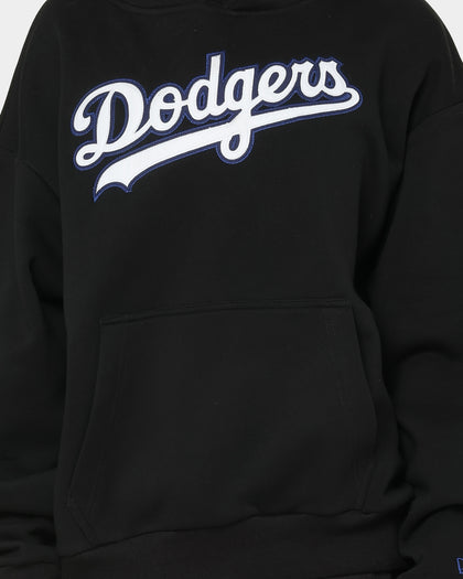 New Era Los Angeles Dodgers Lockstitch Script Hoodie Black