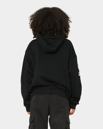 New Era Los Angeles Dodgers Lockstitch Script Hoodie Black