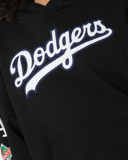 New Era Los Angeles Dodgers Lockstitch Script Hoodie Black