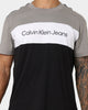 Calvin Klein Colourblock T-Shirt Ck Black