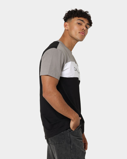 Calvin Klein Colourblock T-Shirt Ck Black