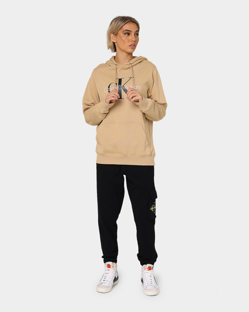 Calvin Klein Seasonal Monogram Hoodie Tawny Sand