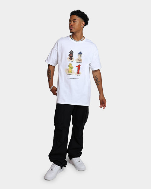 HUF All Cities T-Shirt White