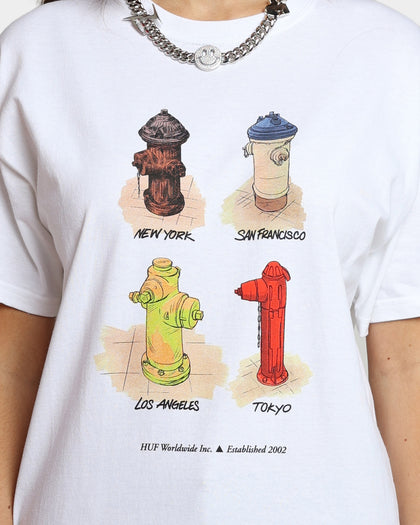 HUF All Cities T-Shirt White