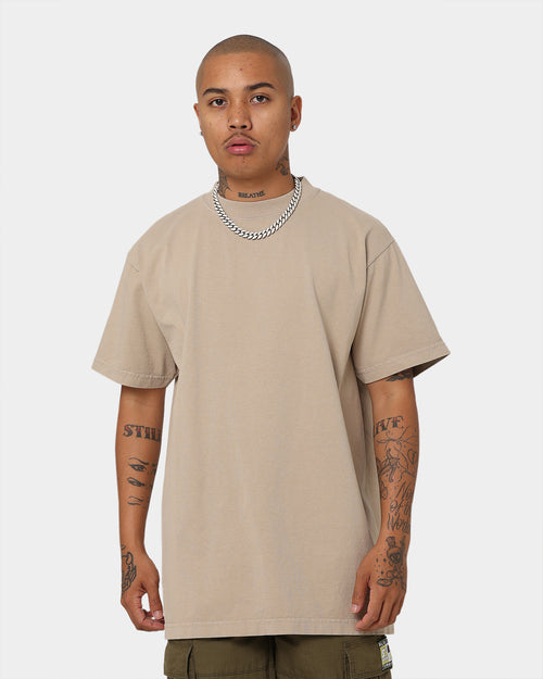 Shaka Wear Max Heavyweight Garment Dye T-Shirt Oatmeal