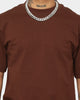 Shaka Wear Max Heavyweight Short Sleeve T-Shirt Brown