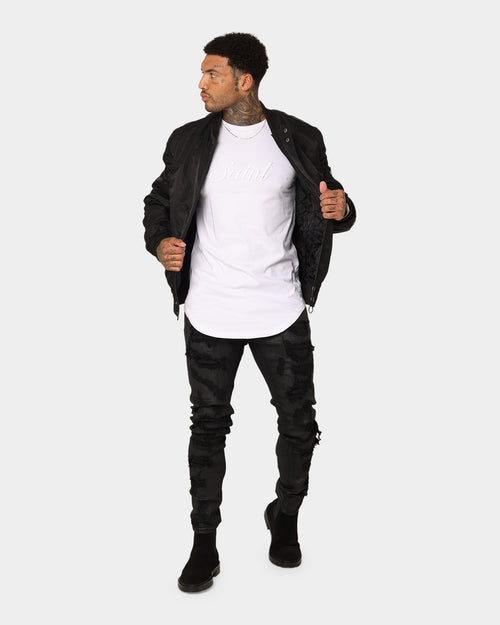 Saint Morta Saviour El Duplo Long Sleeve T-Shirt White