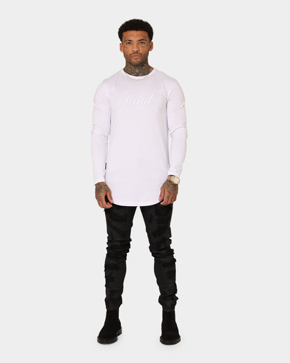 Saint Morta Saviour El Duplo Long Sleeve T-Shirt White