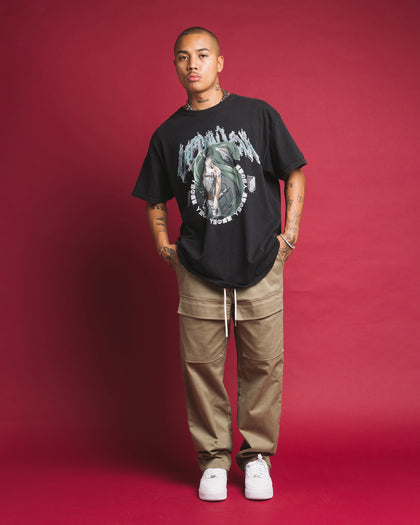 Goat Crew X Attack On Titan Captain Levi Vintage T-Shirt Black Wash