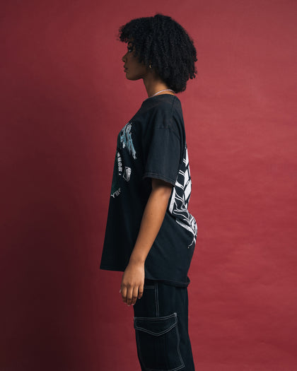 Goat Crew X Attack On Titan Captain Levi Vintage T-Shirt Black Wash