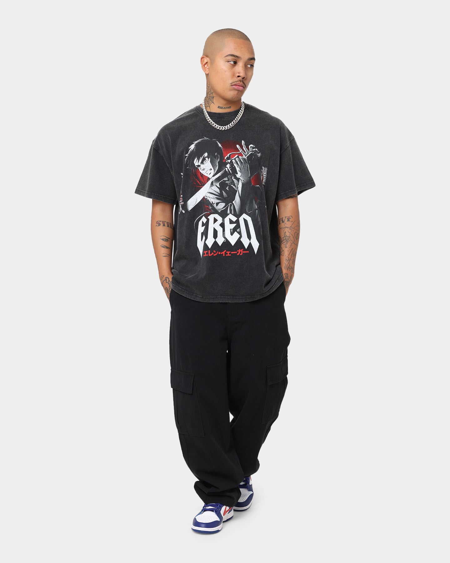 Goat Crew X Attack On Titan Eren Vintage Premium T-Shirt Vintage