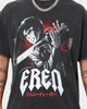 Goat Crew X Attack On Titan Eren Vintage Premium T-Shirt Vintage Black