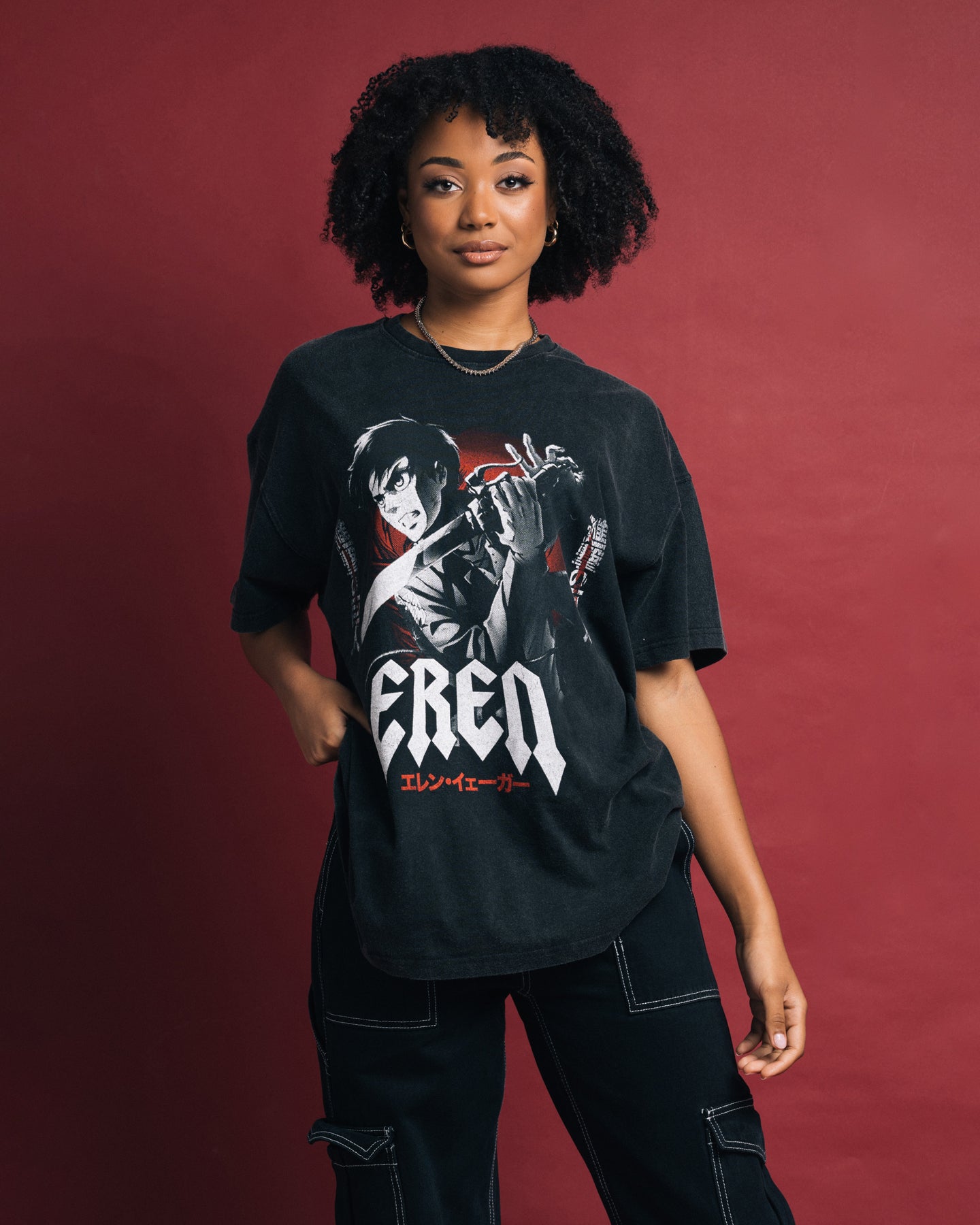 Goat Crew X Attack On Titan Eren Vintage Premium T-Shirt Vintage