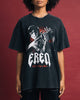 Goat Crew X Attack On Titan Eren Vintage Premium T-Shirt Vintage Black