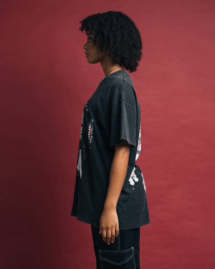 Goat Crew X Attack On Titan Eren Vintage Premium T-Shirt Vintage Black