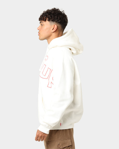 Supreme Logo Hooded Sweatshirt White