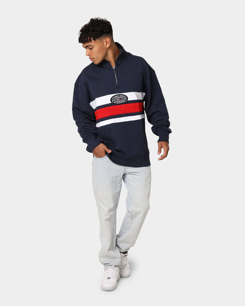 Tommy Jeans Branded Half Zip Sweater Twilight Navy