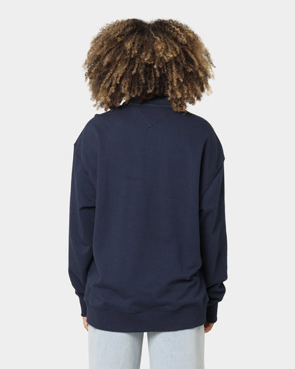Tommy Jeans Branded Half Zip Sweater Twilight Navy